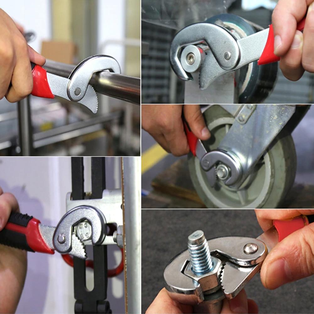Adjustable Universal Wrench Set Multipurpose Spanner Tool Adjustable Universal Wrench Set