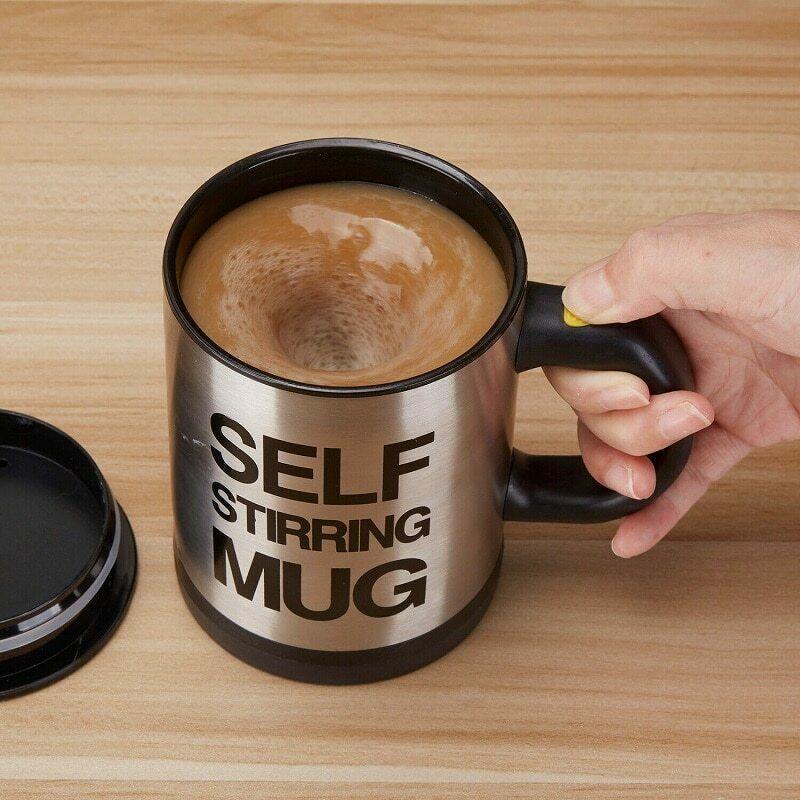 Auto Magnetic Mug Self Stirring Coffeee Travel Mug Anti Spill Self Stirring Mug