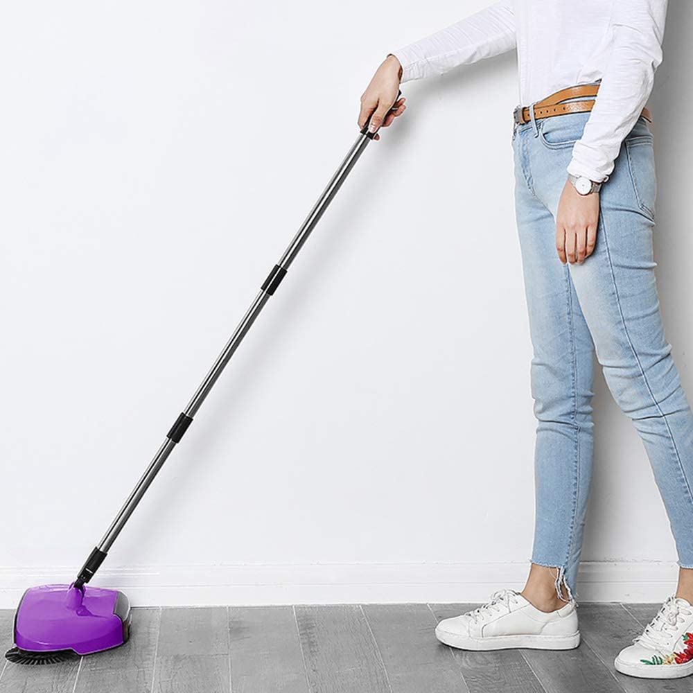 Automatic Sweeper Mop Electric Floor Cleaning Broom Purple Sweeper Mop