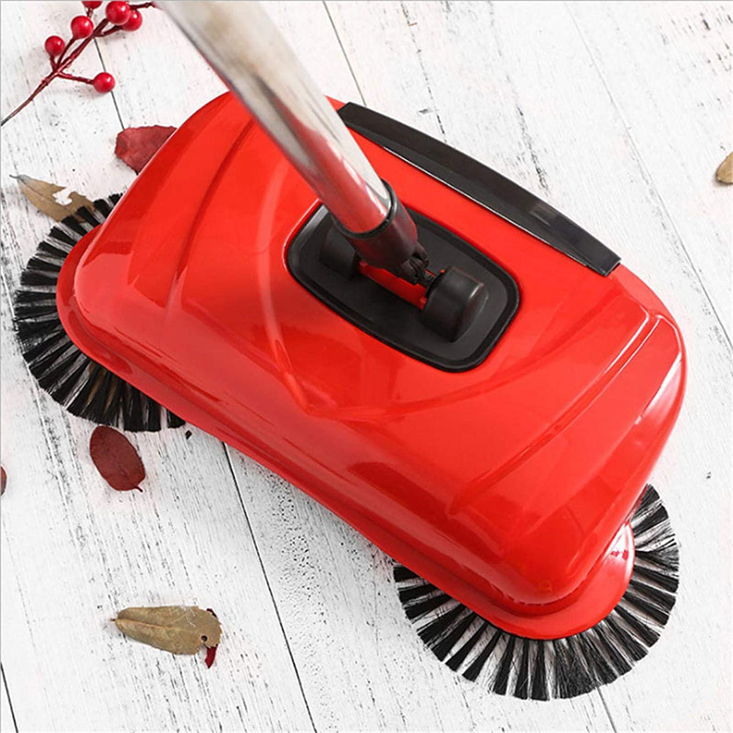 Automatic Sweeper Mop Electric Floor Cleaning Broom Red Sweeper Mop