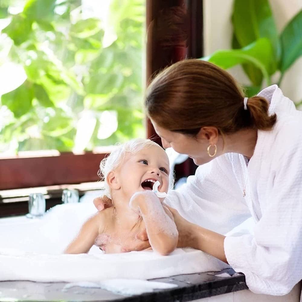 Baby Toothbrush Soft Bristle Silicone U Shape Brush U-shaped Silicone Baby Toothbrush - Pack of 5