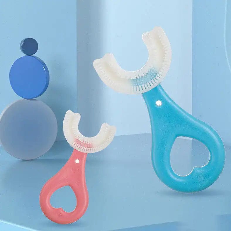 Baby Toothbrush Soft Bristle Silicone U Shape Brush U-shaped Silicone Baby Toothbrush - Pack of 5