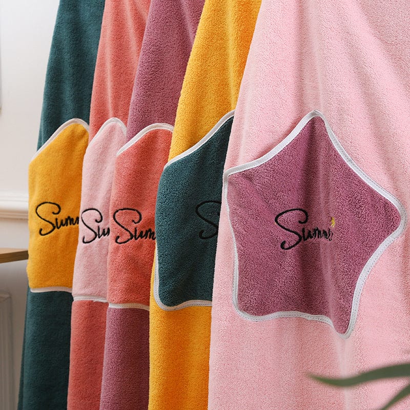 Bathrobe For Women Cotton Soft Plush Robes For Women Bathrobe For Women