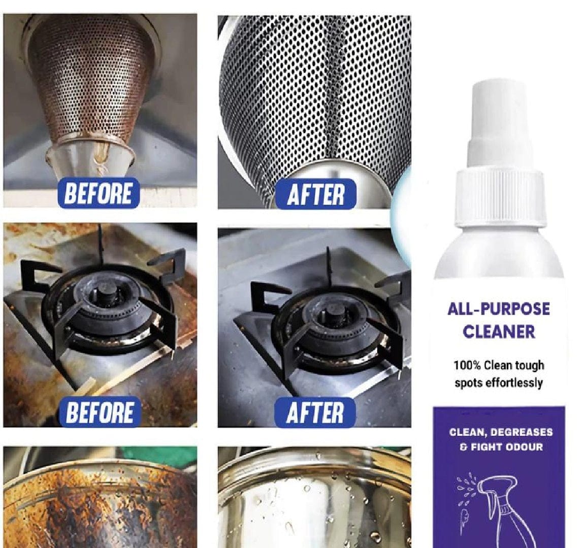 Bathroom Cleaner Kitchen Degreaser Stain Remover Spray Stain Remover Spray