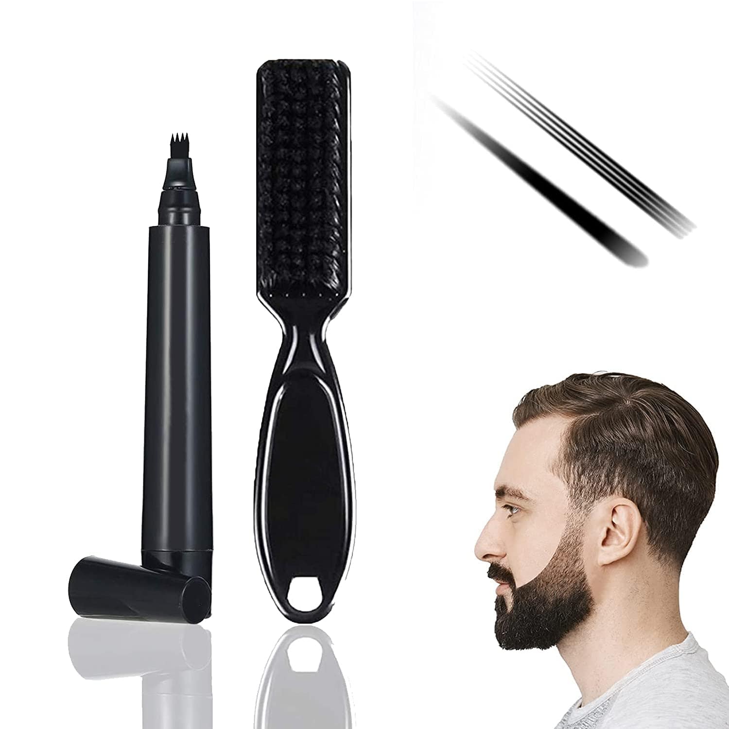 Beard Filler Pen Kit Beard Touch Up Pen Pencil Beard Filler Pen
