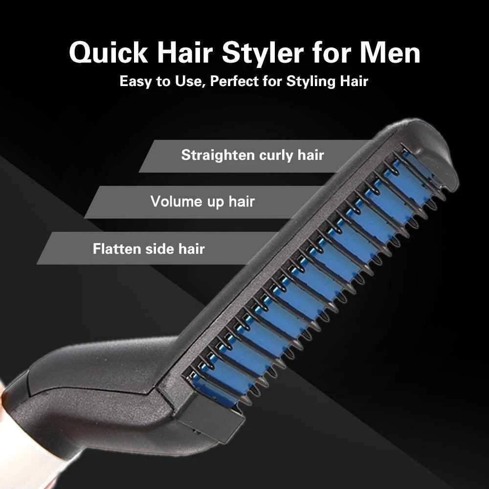 Beard Straightener Comb Men Hair Straightening Electric Tool beard straightner Beard Straightener Comb