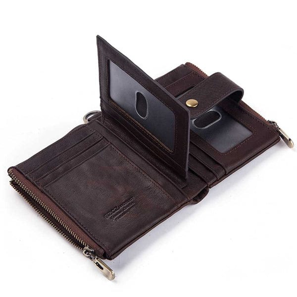 Best Leather Men's Wallet And Card Holder Purse For Men Rfid-blocking Leather Men's Wallet
