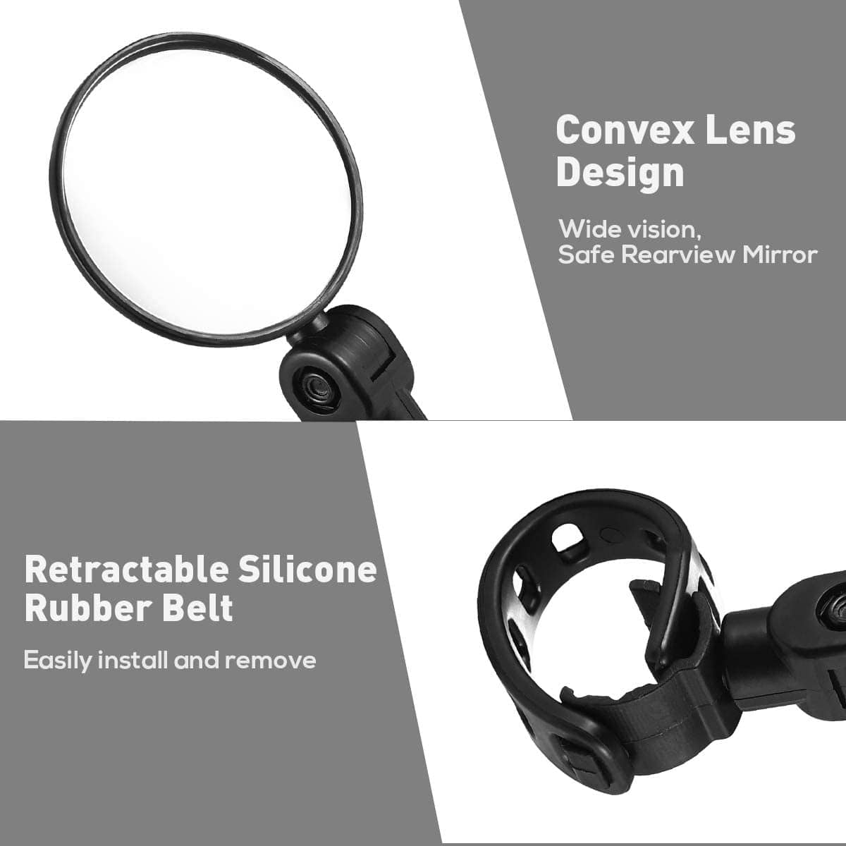 Bike Side Mirror Motorcycle Bicycle Handlebar Rear View Mirror Bike Side Mirror