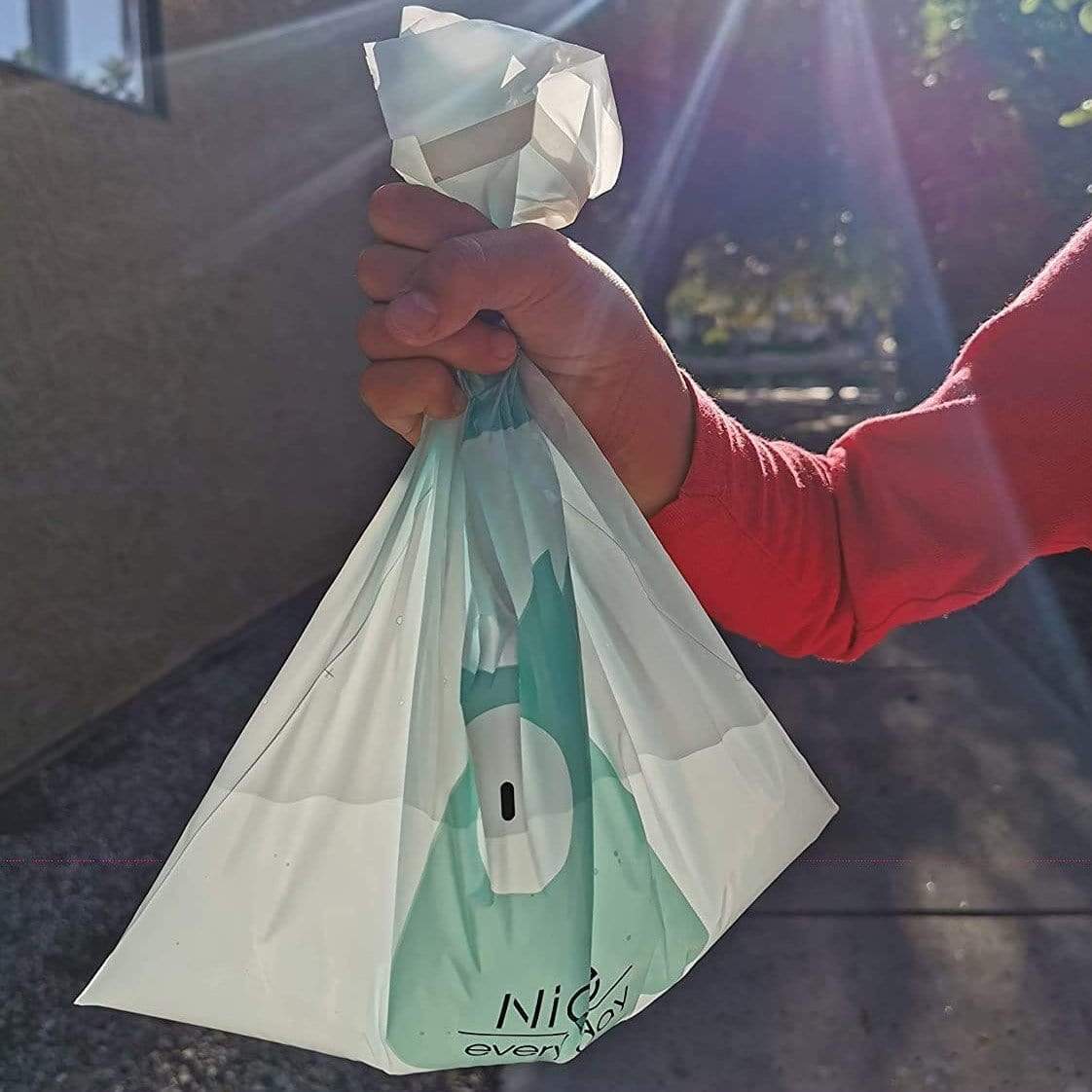 Biodegradable Garbage Adhesive Bags Cornstarch Trash Bag Biodegradable Adhesive Trash Bags