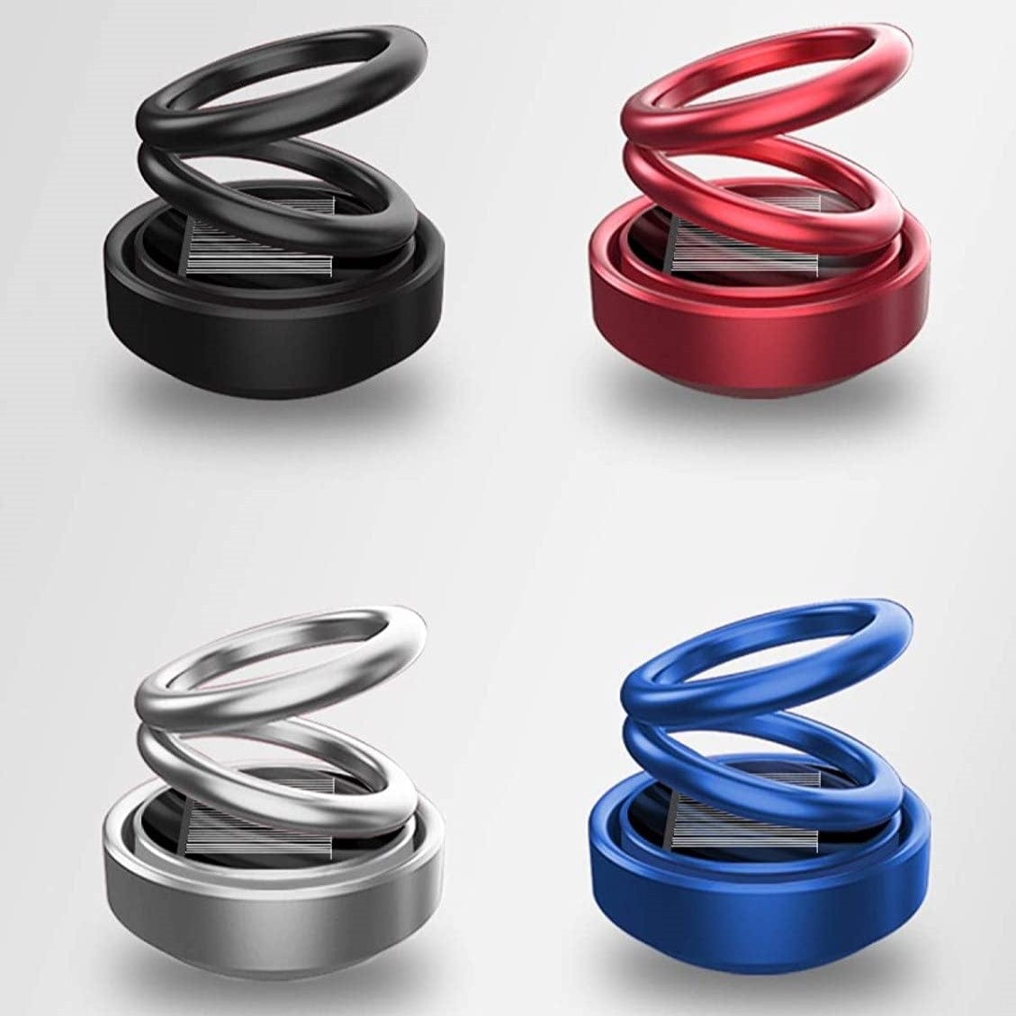 Car Air Freshener Auto Fragrance Solar Rotating Perfume Solar Rotating Car Air Freshener