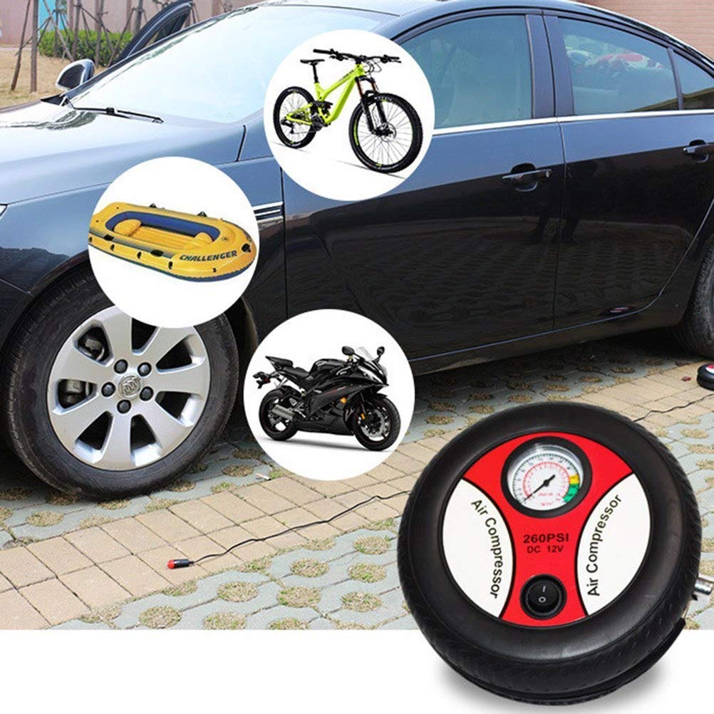 Car Air Pump Tyre Inflator Portable Air Compressure for Bike Cycle Portable Tyre Inflator