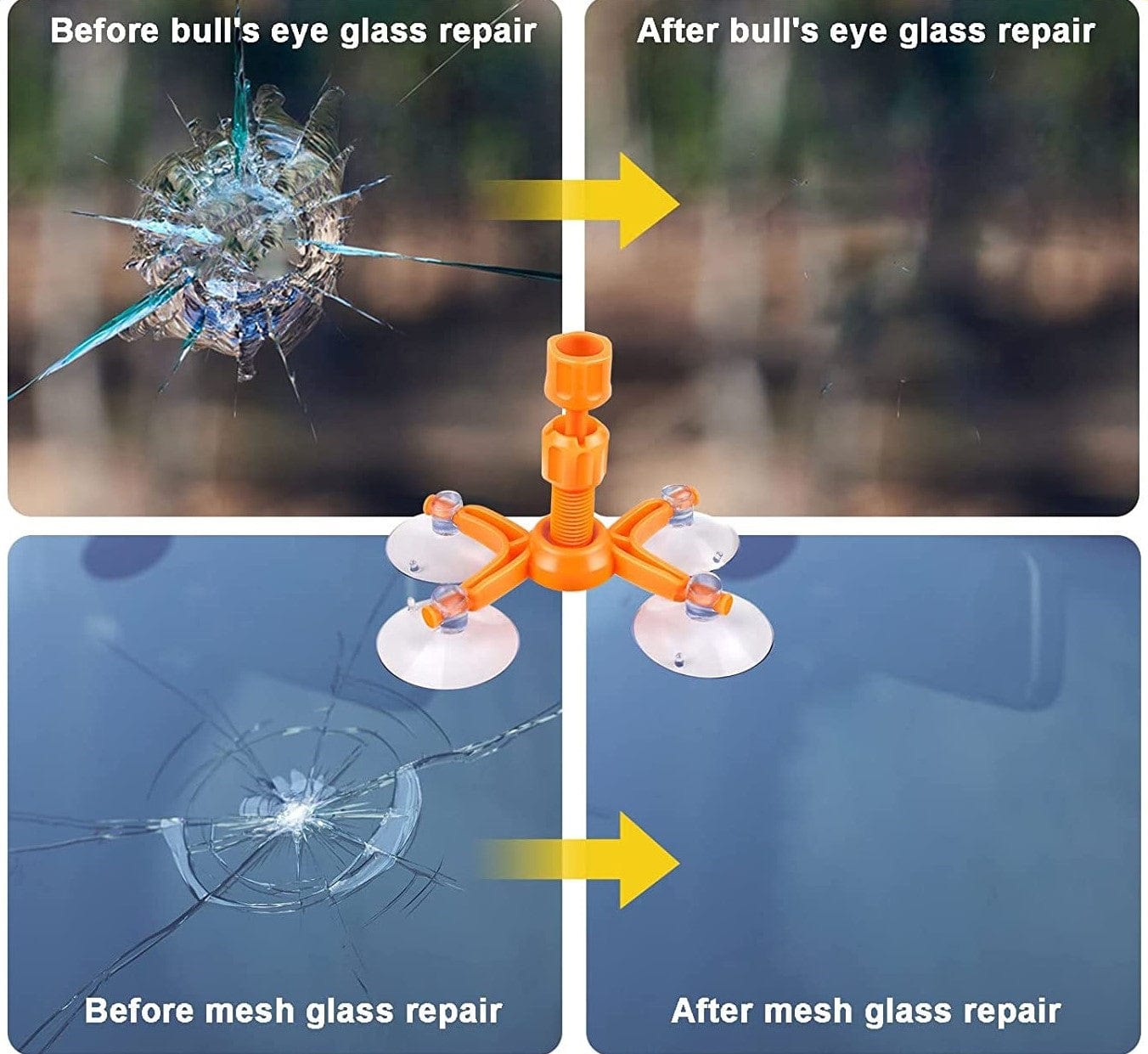 Car Glass Repair Windscreen Windshield Crack Repair Fluid Kit Windshield Crack Repair Kit