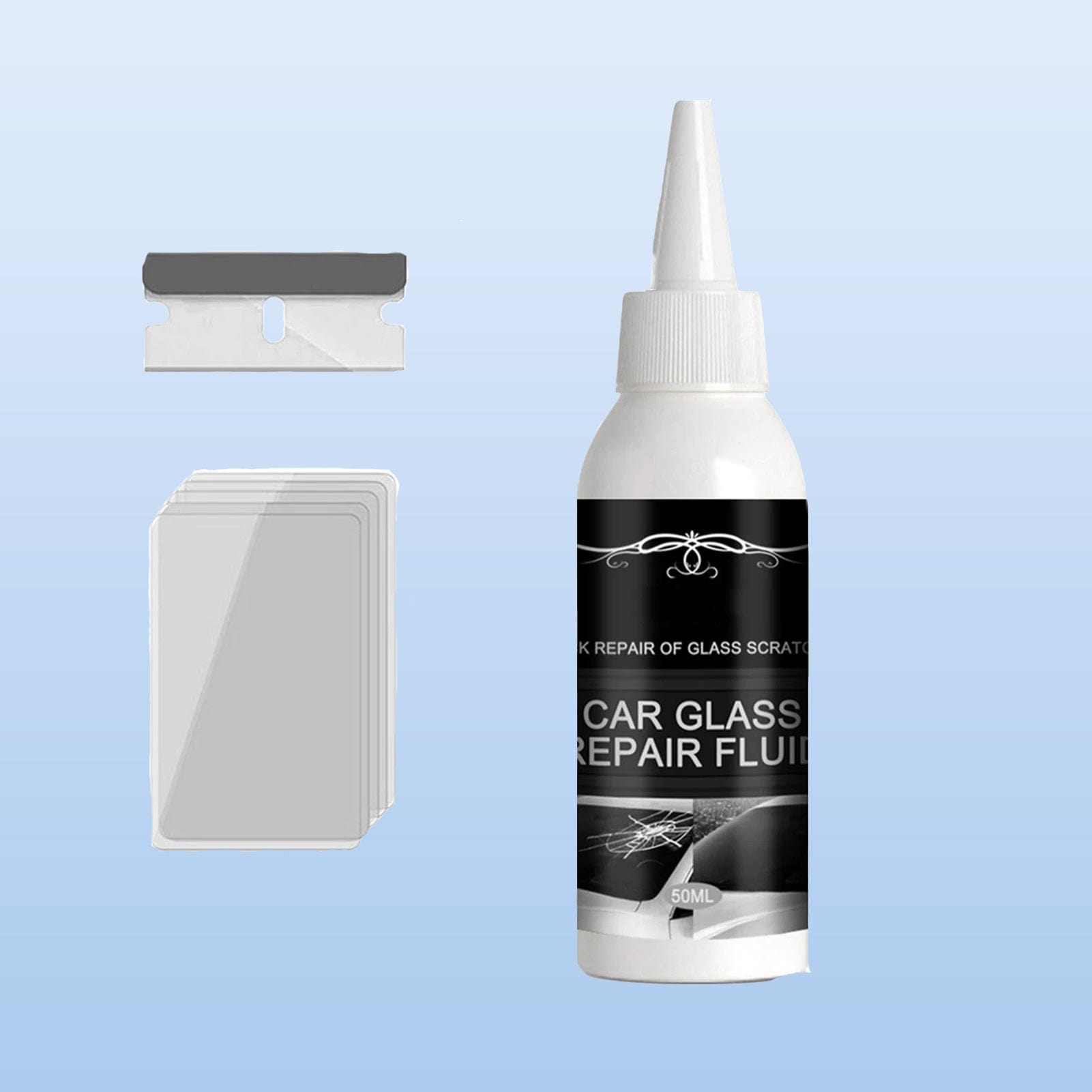 Car Glass Windscreen Windshield Crack Repair Fluid Kit Windshield Crack Repair Kit 2.0