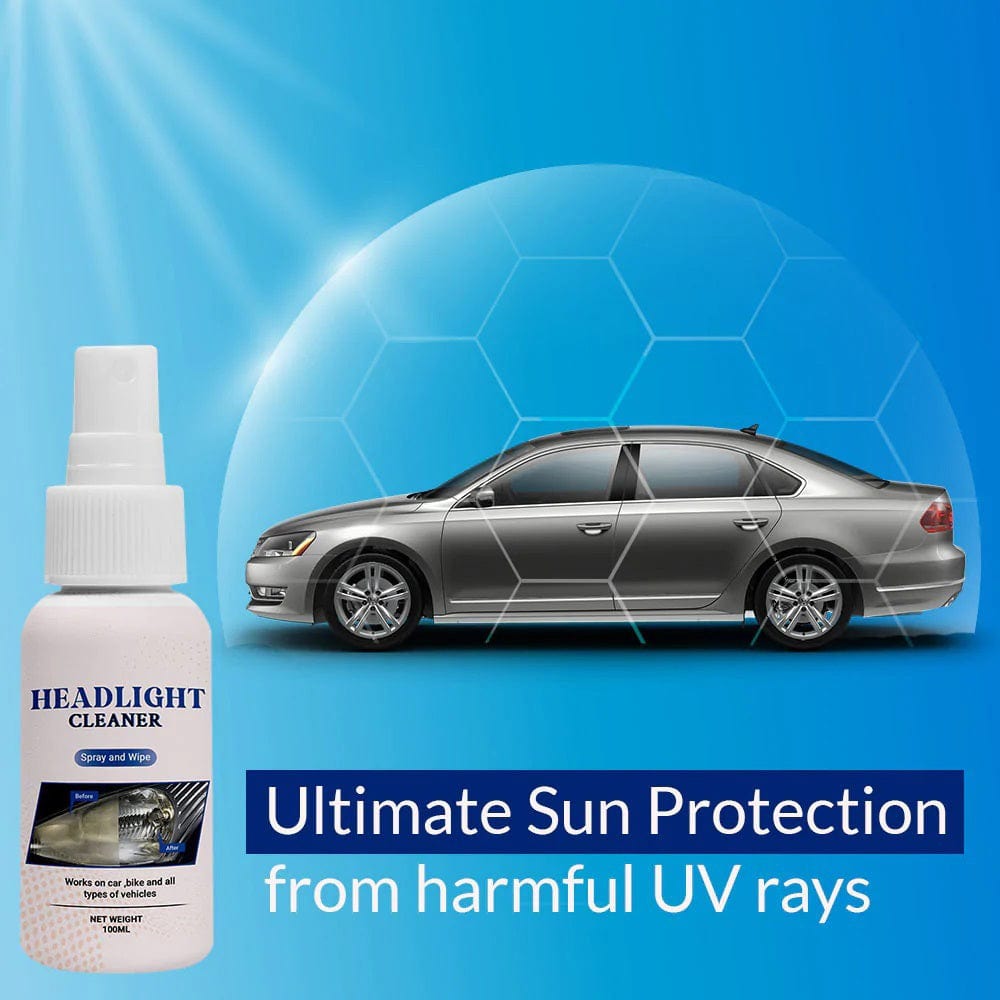 Car Headlight Buffing Restoration Polish Cleaner Spray Headlight Cleaner Spray