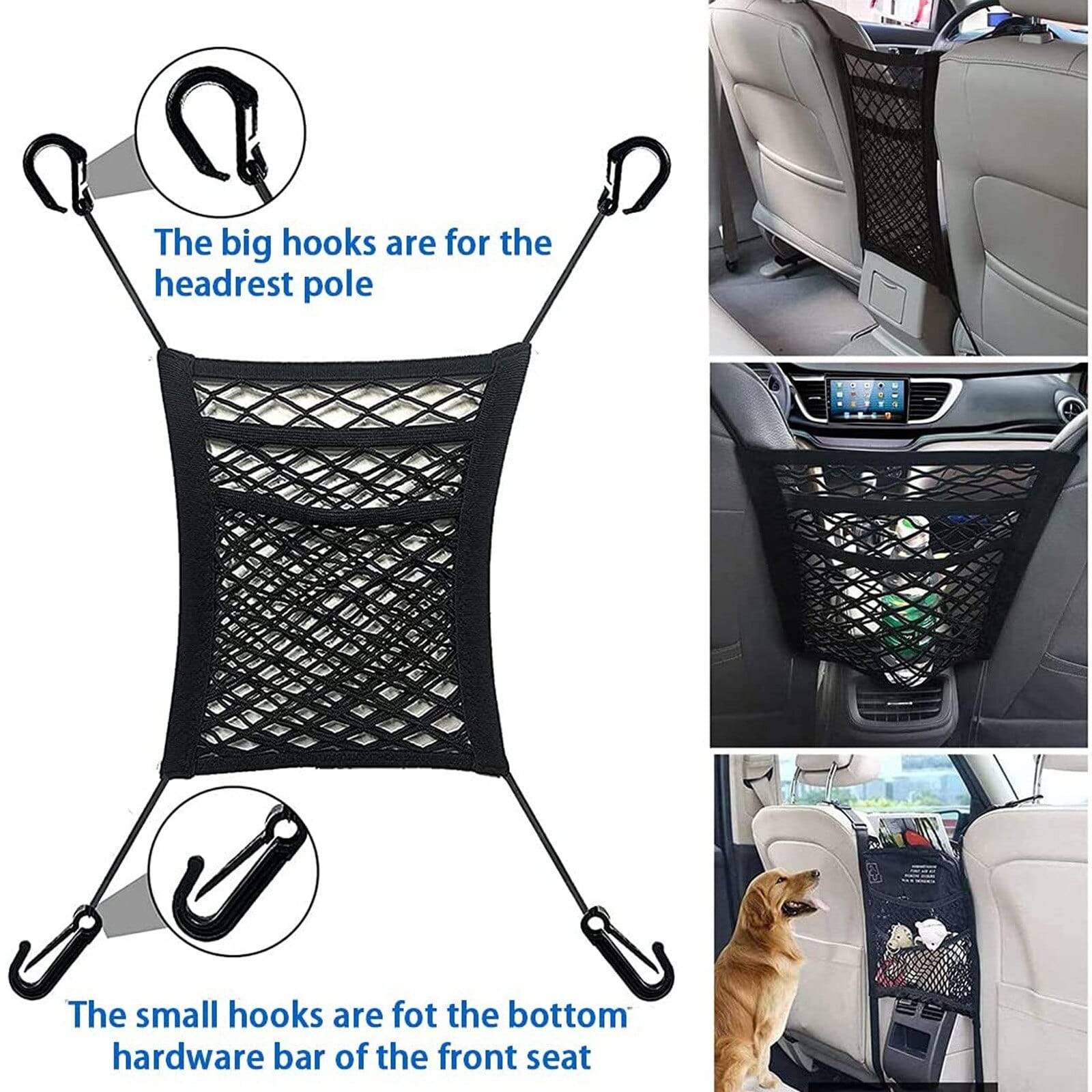 Car Storage Net Mesh Back Seat Organizer Car Storage Net Mesh Back Seat Organizer
