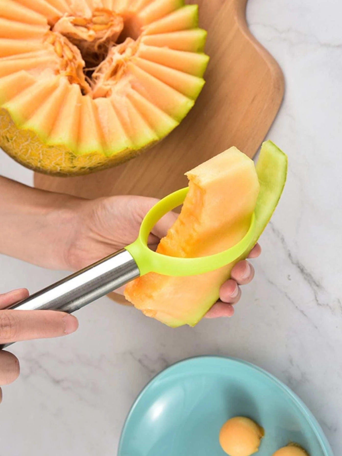 Carving Knife Fruit Cutter Set Watermelon Scooper Slicer Knife Carving Knife Fruit Cutter Set