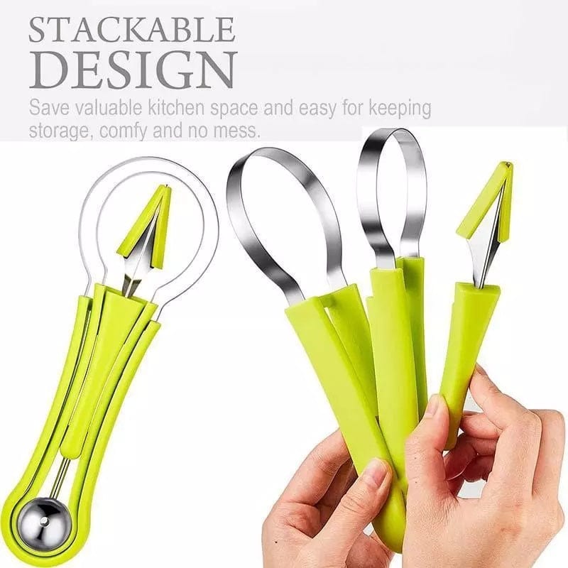 Carving Knife Fruit Cutter Set Watermelon Scooper Slicer Knife Carving Knife Fruit Cutter Set