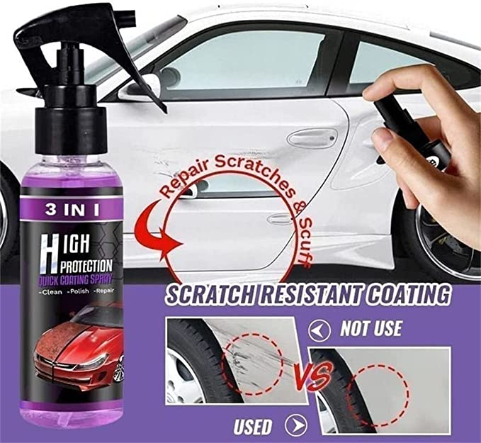 Ceramic Coating Wax Car Paint Protection Hydrophobic Spray - Ceramic Coating Spray Ceramic Coating Spray (Pack of 2)