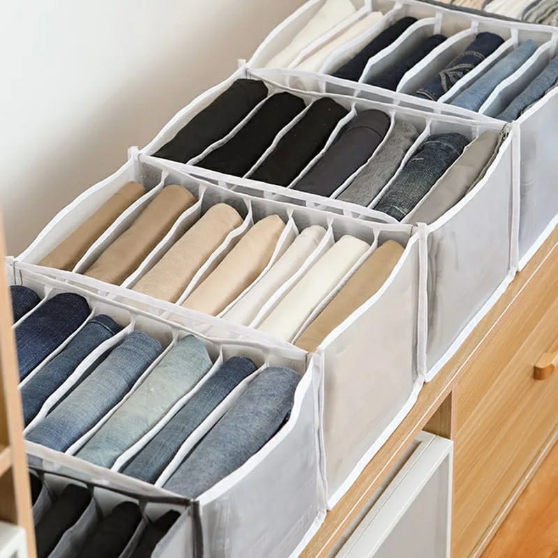 Cloth Cover Organizer Storage Bags Wardrobe Organizer Wardrobe Organizer Storage Bags - Pack of 3