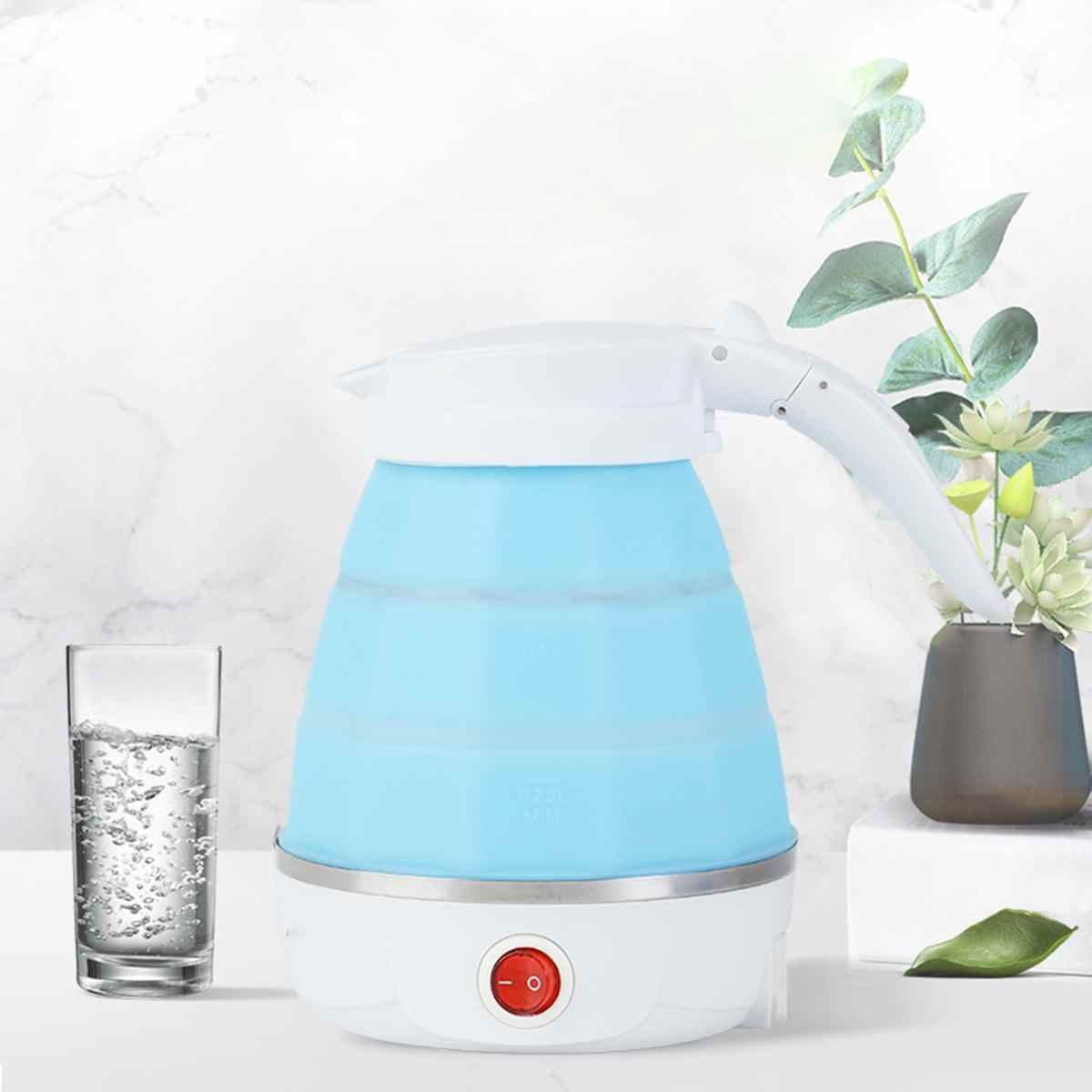 Collapsible Electric Kettle Foldable Water Boiler Travel Portable Electric Kettles Collapsible Electric Kettle