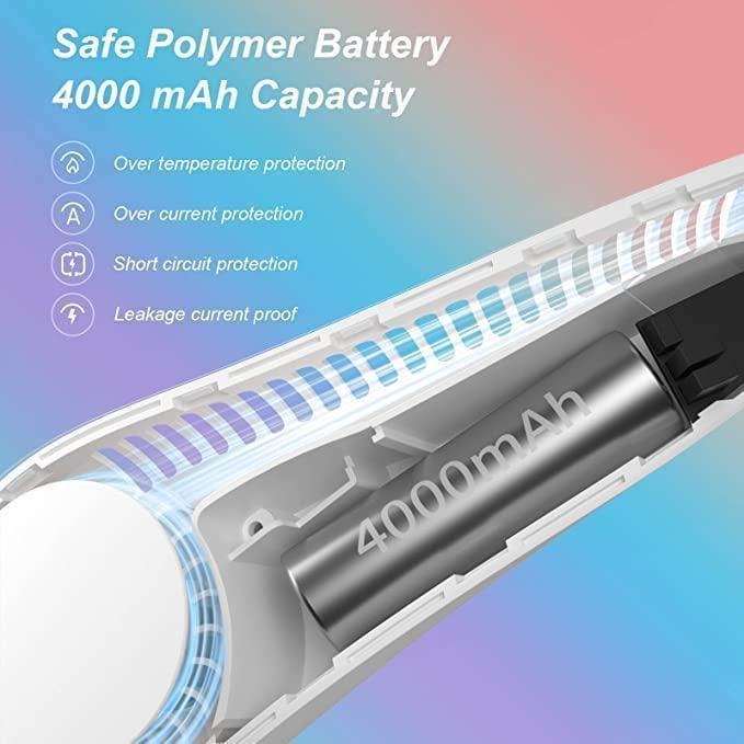 Cooling Rechargable Fan Portable Neck USB Mini Portable Neck Fan