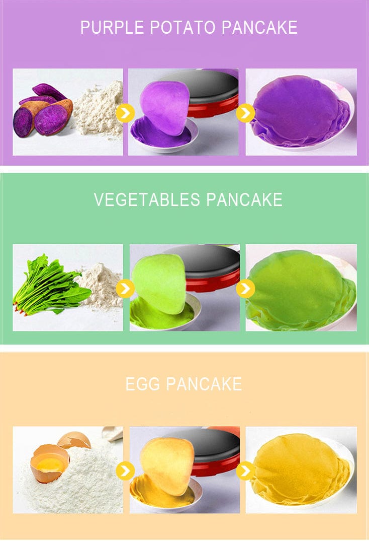 Crepe Maker Machine Electric Pancake Maker Griddle Non Stick Electric Crepe Maker