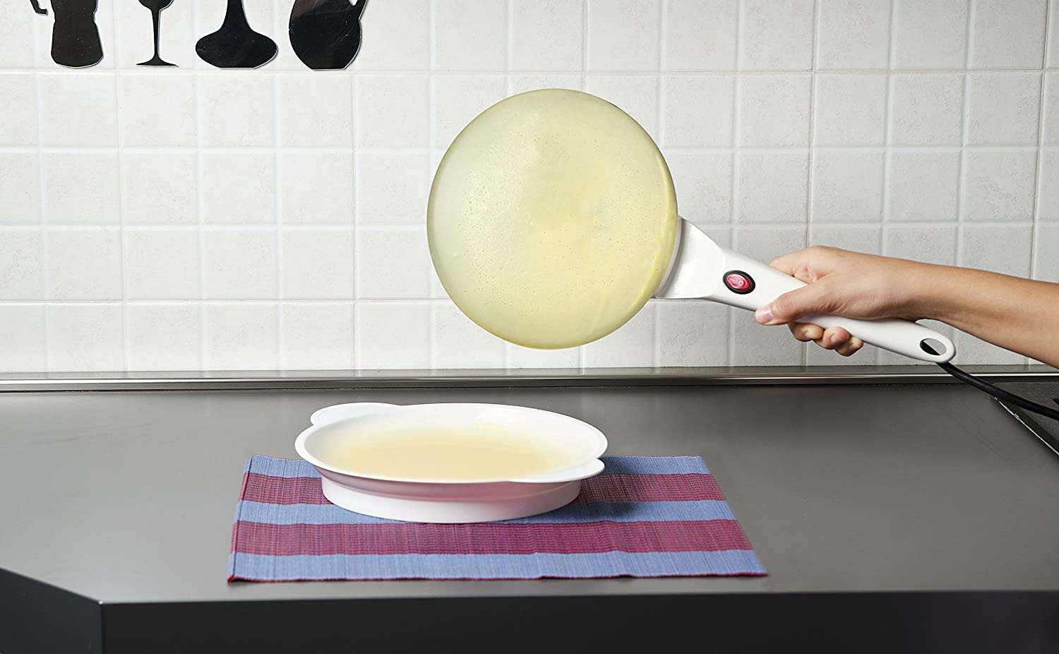 Crepe Maker Machine Electric Pancake Maker Griddle Non Stick Electric Crepe Maker