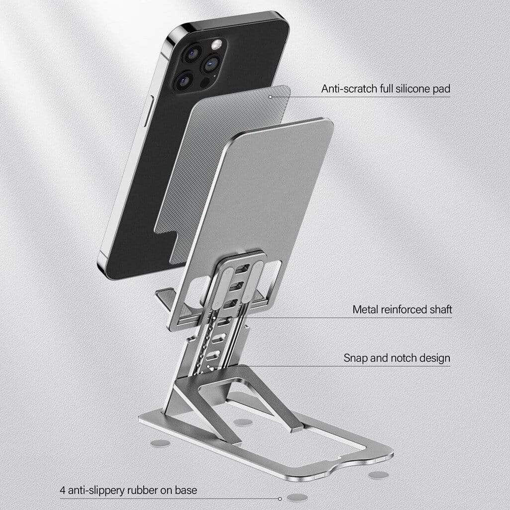 Desk Mobile Phone Holder Bed Portable Cell Phone Stand  - Foldable Phone Stand Foldable Phone Stand