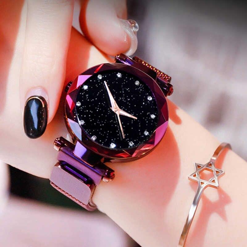 Diamond Cosmos Ladies Watch Stylish Watch for Girls Luxury Watches Analog watch Ladies Watch - Pack of 2 (Gold + Purple)