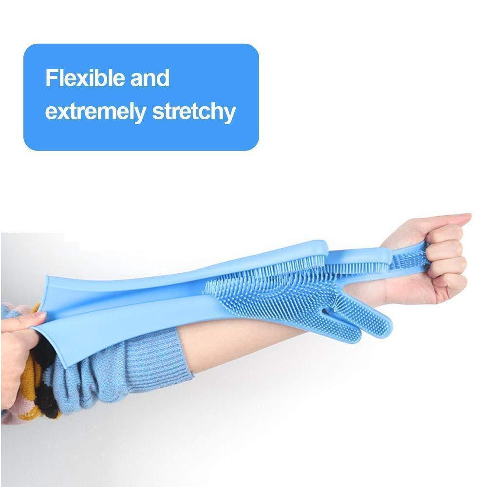 Dish Washing Silicone Scrubbing Gloves Household Gloves Silicone Scrubbing Gloves