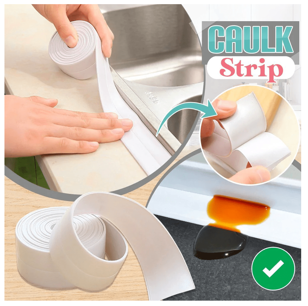 Double Sided Waterproof Caulk Tape Caulk Strip Tape Sealing Strip (Buy 1 Get 1 Free) Caulk Tape (Buy 1 Get 1 Free)