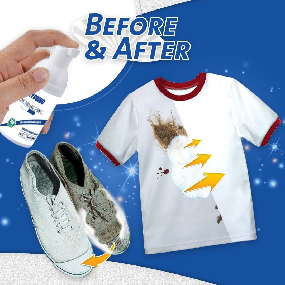 Dry Cleaning Foam For Car Seats Fabric Cleanser Spot Cleaning - Waterless Fabric Foaming Cleanser Waterless Fabric Foaming Cleanser