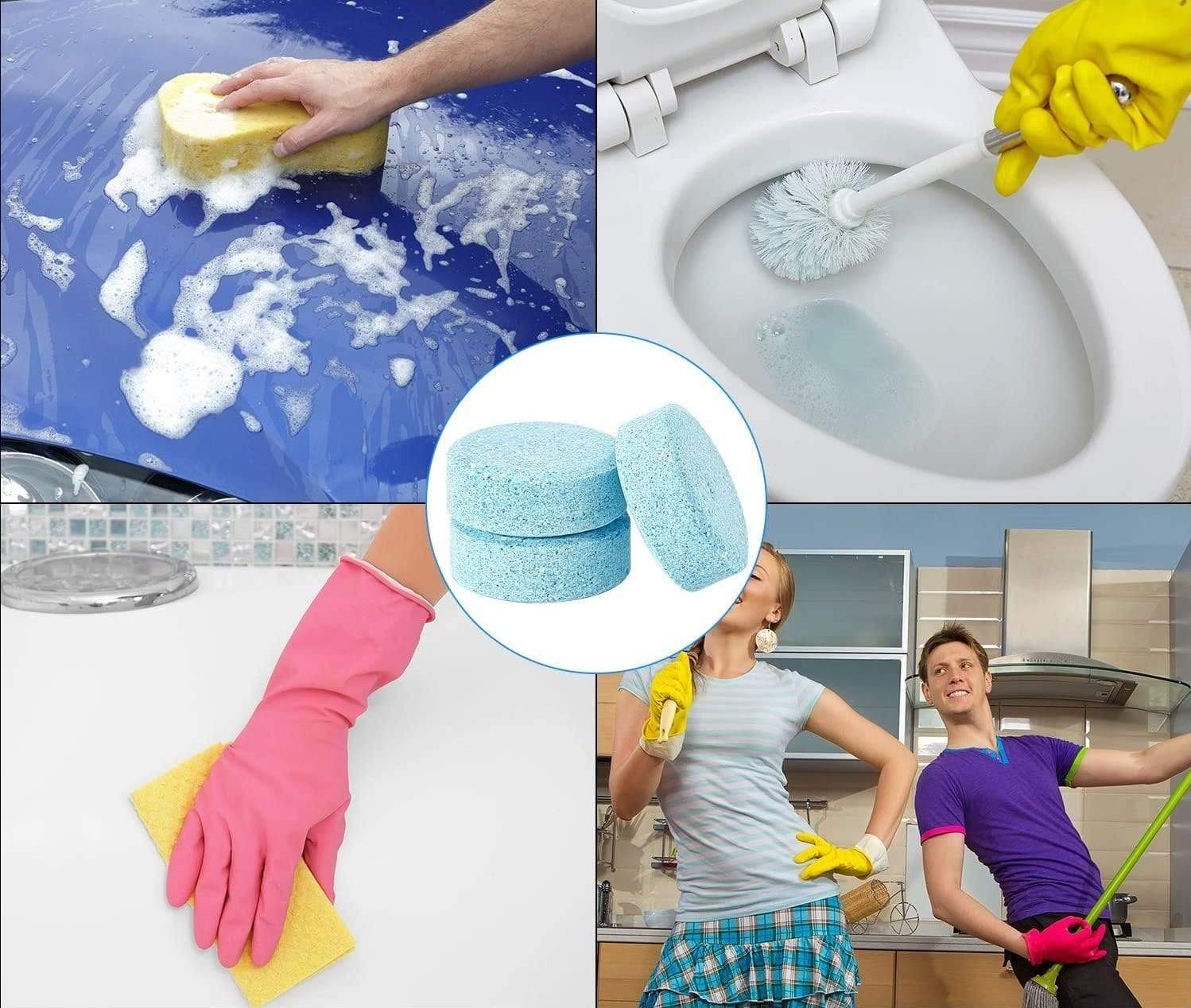 Effervescence cleaning Tablets Windshield Dishwasher Cleaner Effervescence Cleaning Tablets