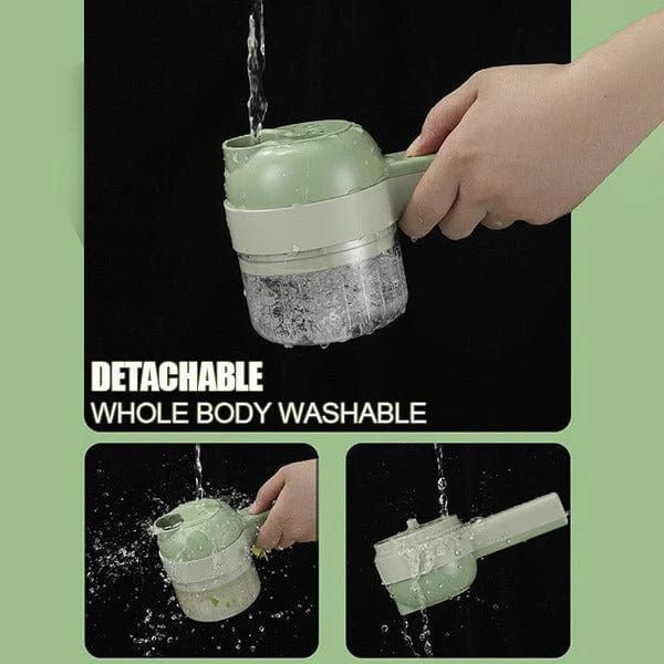 Electric Chopper | Food Processor Vegetable Veggie Cutter Machine Electric Chopper 4-in-1