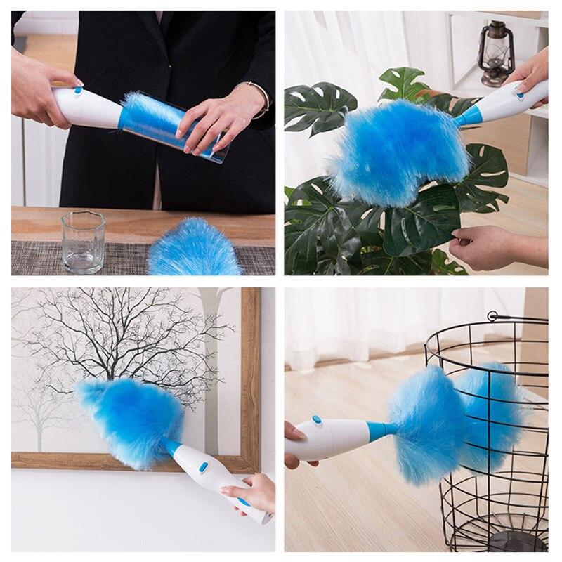 Electric Cleaning Duster Brush for Home Spin Duster Electric Spin Duster