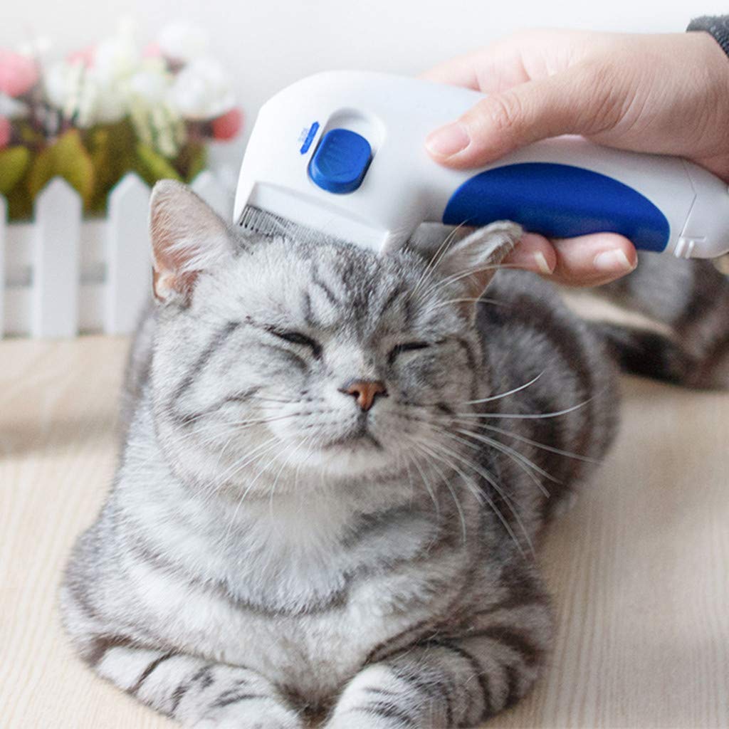 Electric Flea Comb For Dogs Electronic Tick Zapper Electric Flea Comb