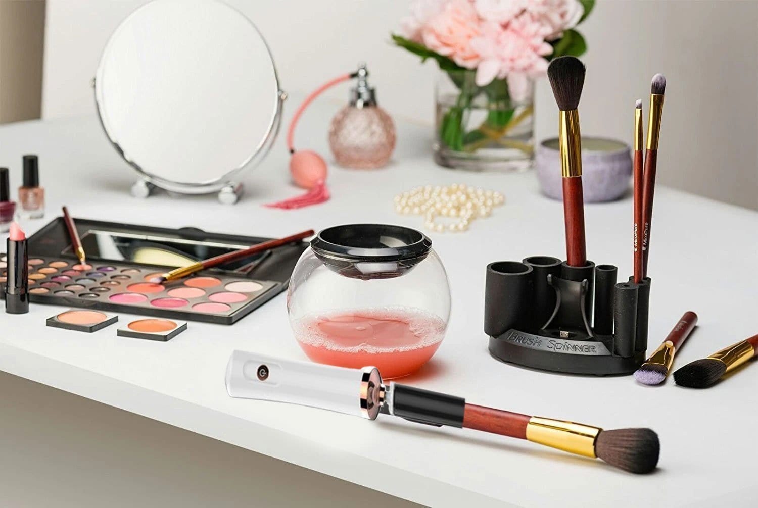Electric Makeup Brush Cleaner Spinner Machine Tool Makeup Brush Cleaner Electric Makeup Brush Cleaner
