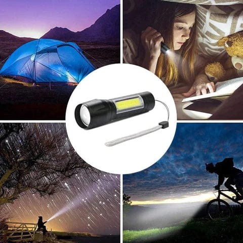 Everyday Flash Torch Light Recharchable battery Led Flashlight (70% off) Rechargeable Led Flashlight (70% off)