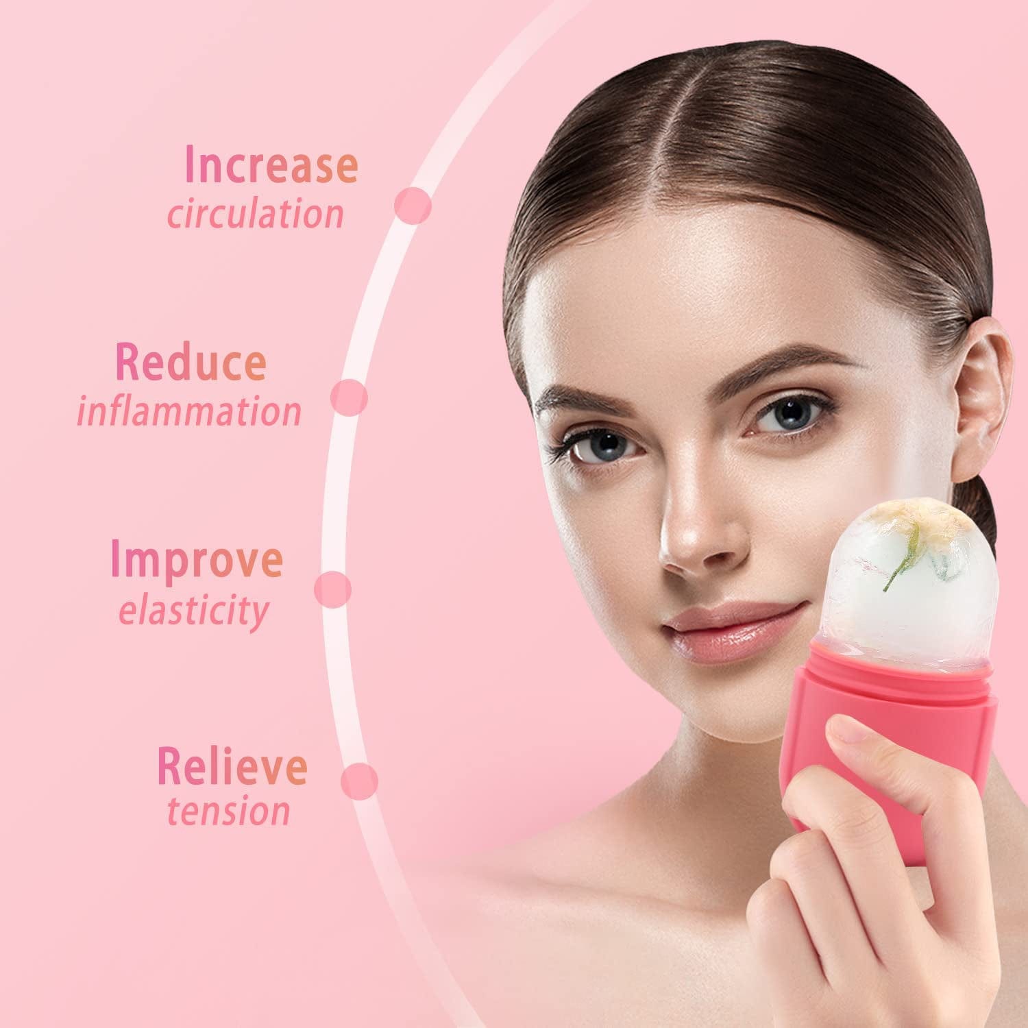 Face Massager Roller Jade Ice Facial Massage Tool Ice Facial Massager Roller
