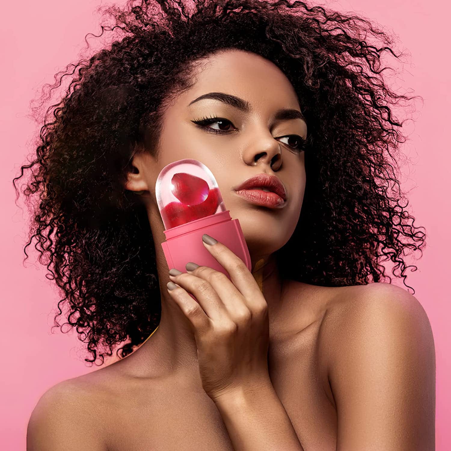 Face Massager Roller Jade Ice Facial Massage Tool Ice Facial Massager Roller