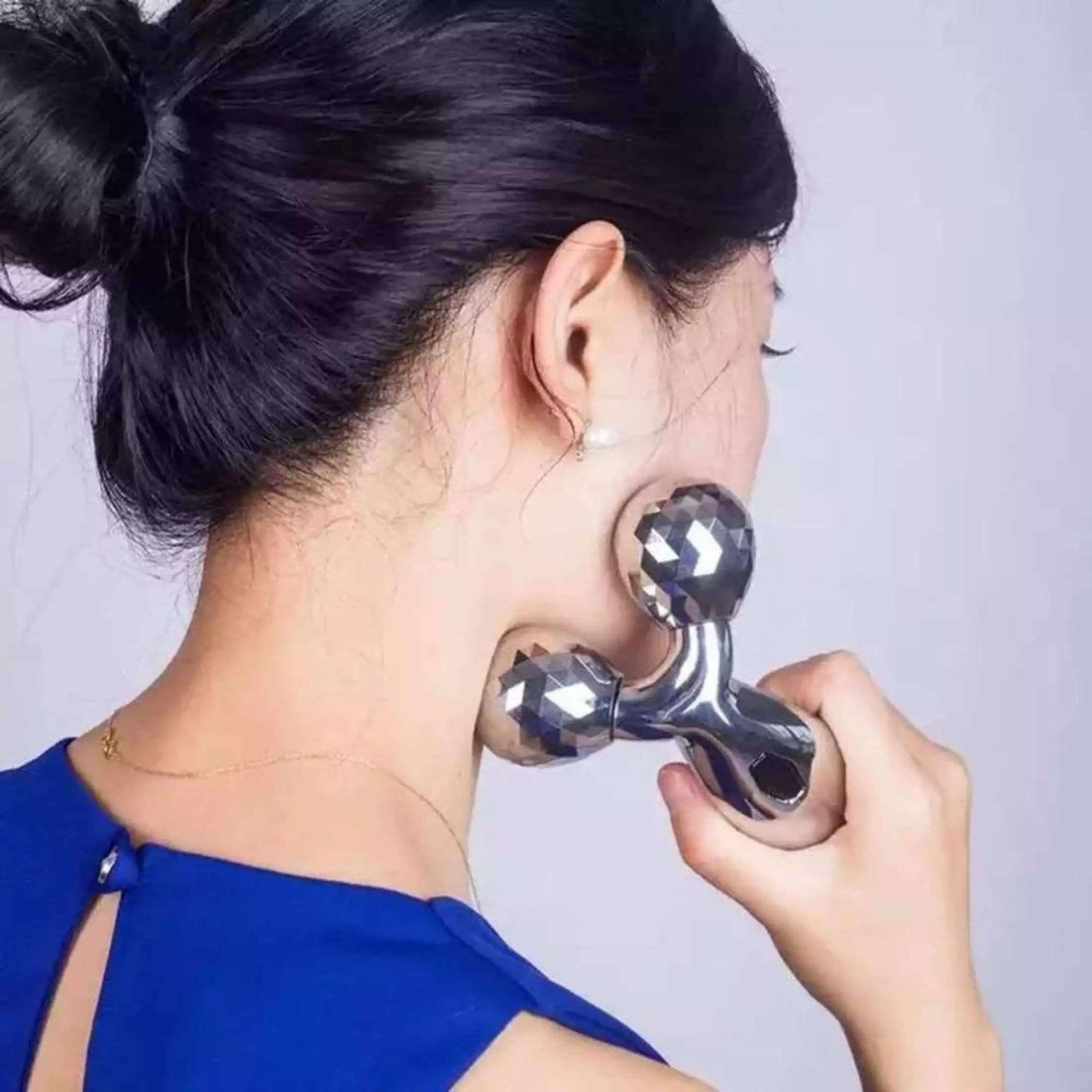 Face Roller Massager Facial Microcurrent Device Roller Face Roller Massager