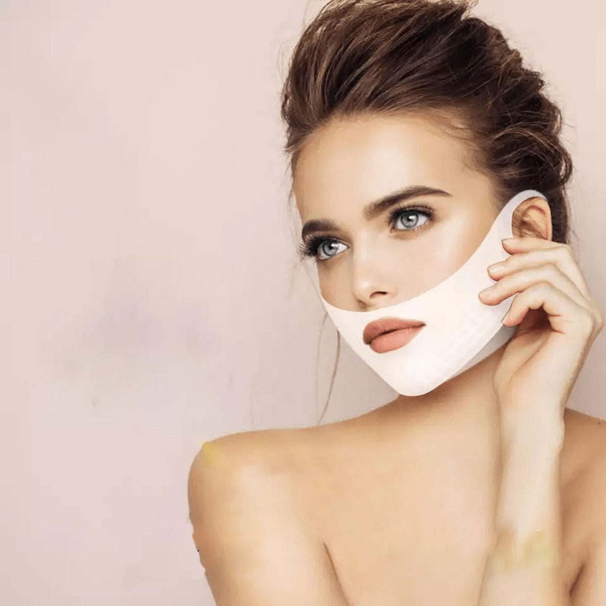 Face Shaper Double Chin Reducer Skin Tightening Mask - Jawline Slimming Mask Jawline Slimming Mask - Pack of 3