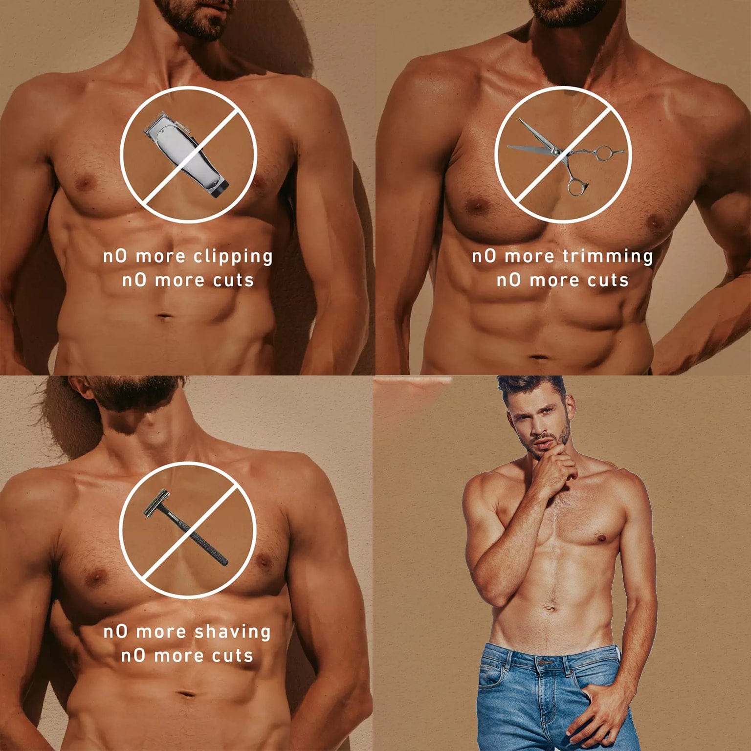 Facial Hair Removal Spray For Men Women Natural Cream Hair Removal Spray