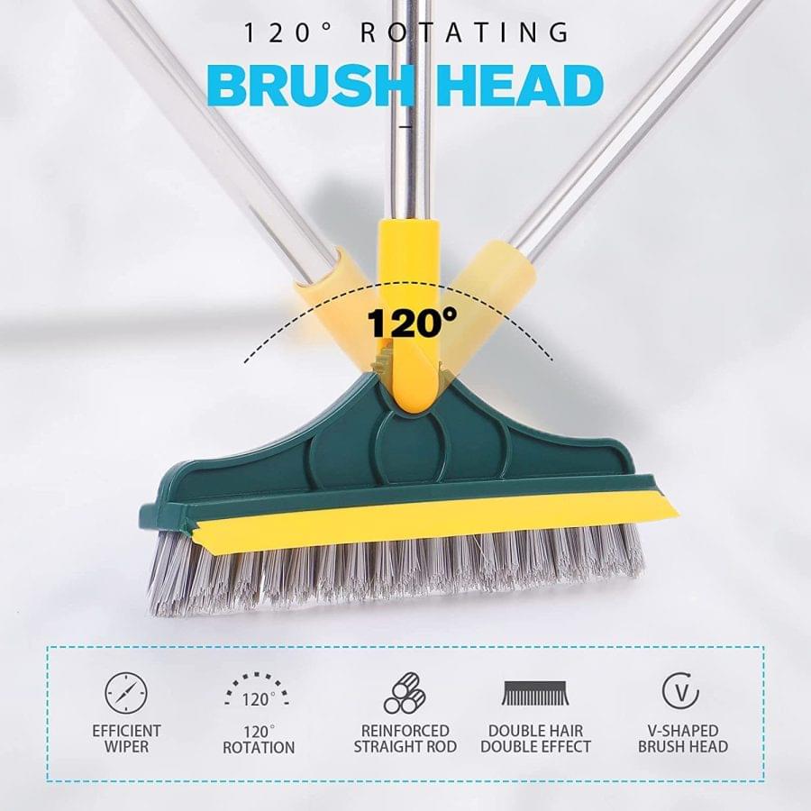 Floor Cleaner Mop Bathroom Cleaning Brush Home Cleaning Dry Mop - 2-in-1 Floor Cleaning Brush (50% Off) 2-in-1 Floor Cleaning Brush (50% Off)