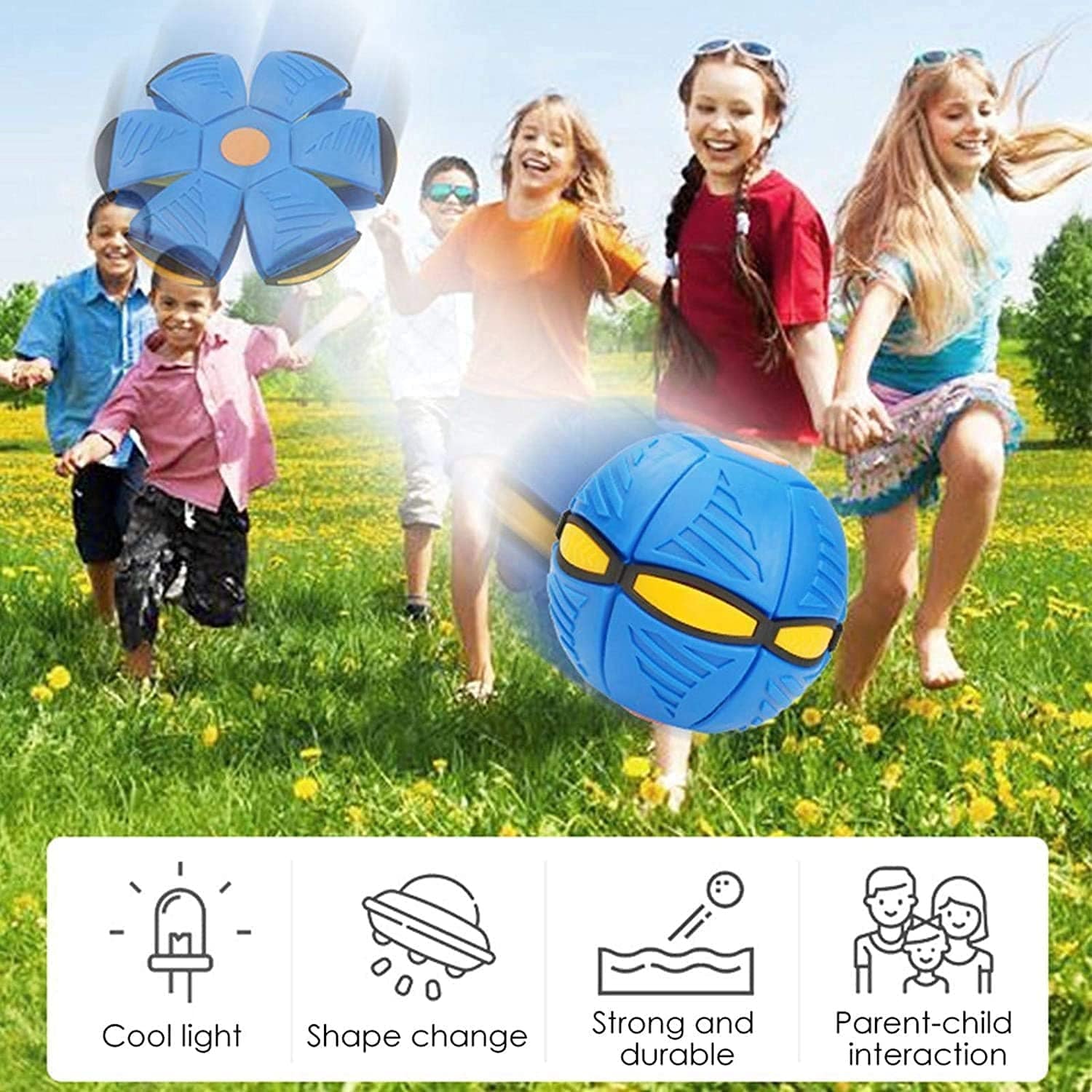 Flying Frisbee Magic Ball Soccer Phlat Catch Ball Frisbee Ball