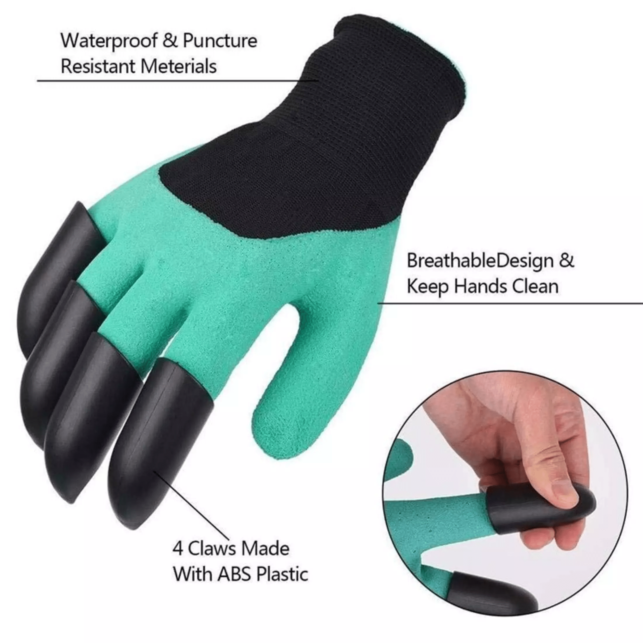 Gardening Gloves With Claws Waterproof Garden Glove Gardening Gloves With Claws
