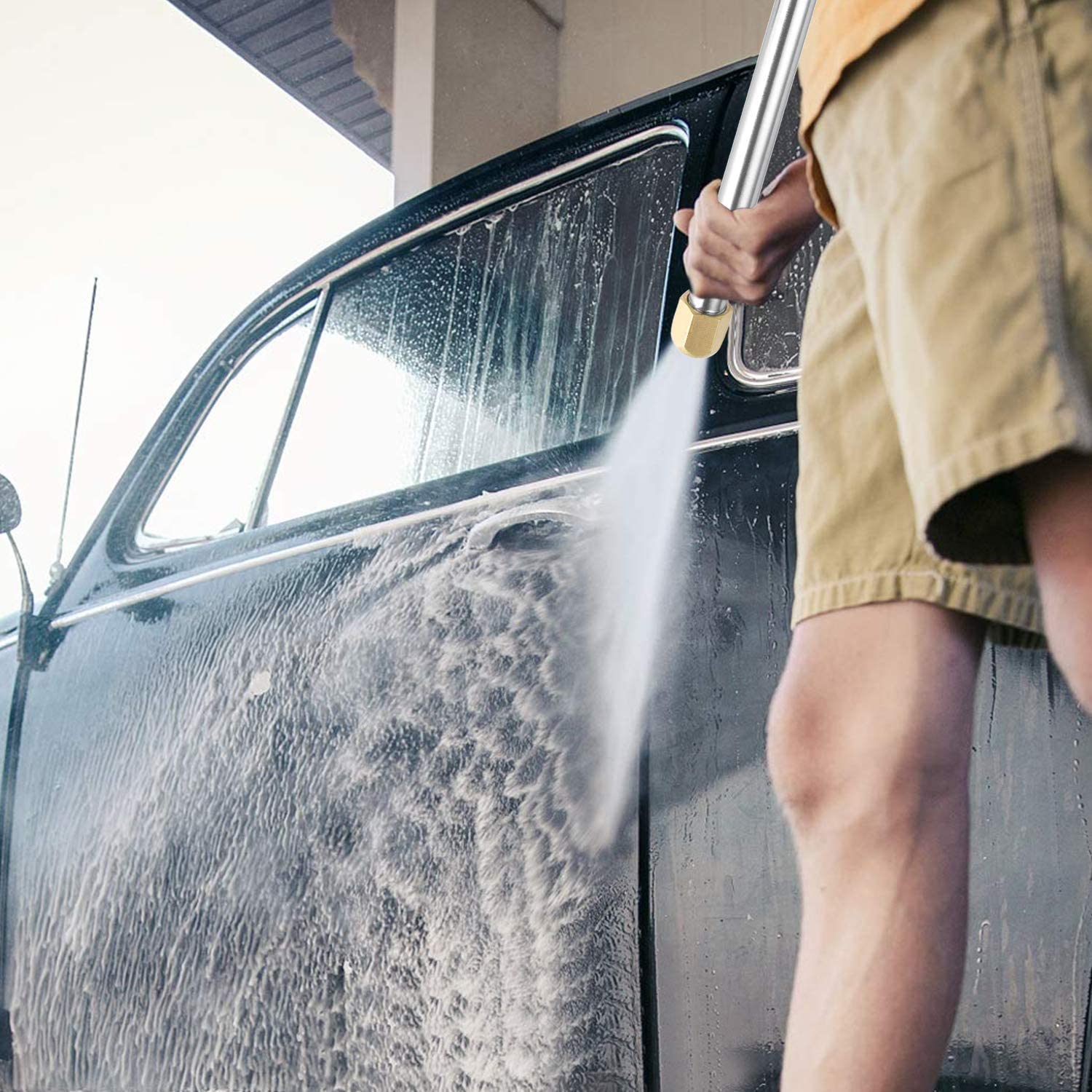 High Pressure Washer Spray Nozzle Car Wash Water Hose Garden Water Guns High Pressure Washer Spray Nozzle