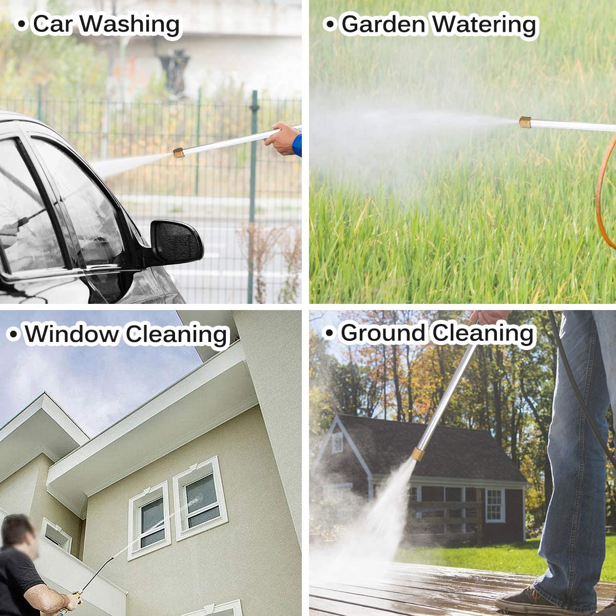 High Pressure Washer Spray Nozzle Car Wash Water Hose Garden Water Guns High Pressure Washer Spray Nozzle