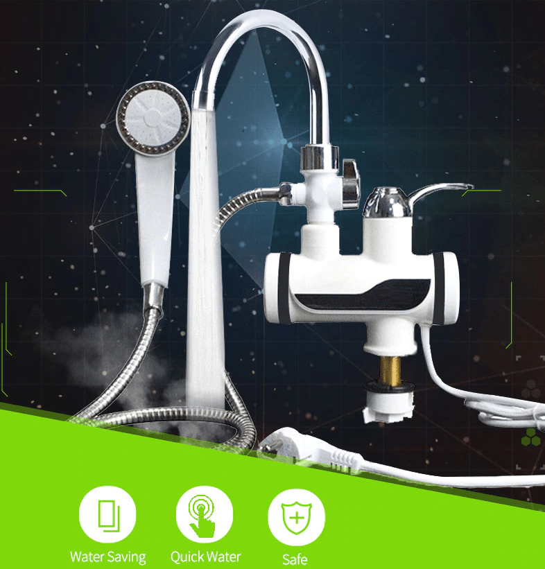 Instant Water Heating Tap Kitchen Water Heater Dispenser Faucet - Electric Water Heater Tap Electric Water Heaters Electric Water Heater Tap