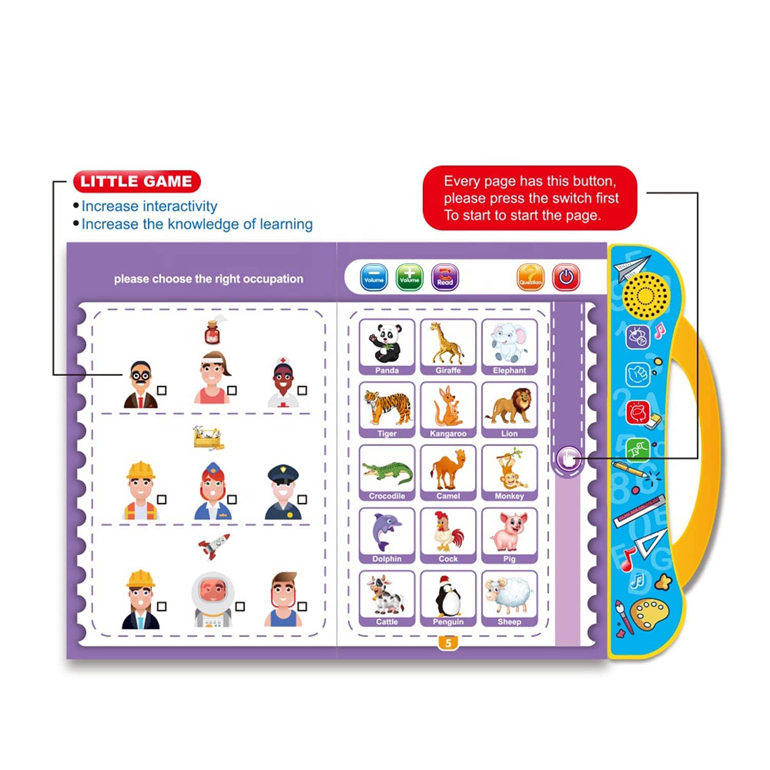 Interactive Children's Sound Learning Book Pro Interactive Children's Sound Learning Book Pro